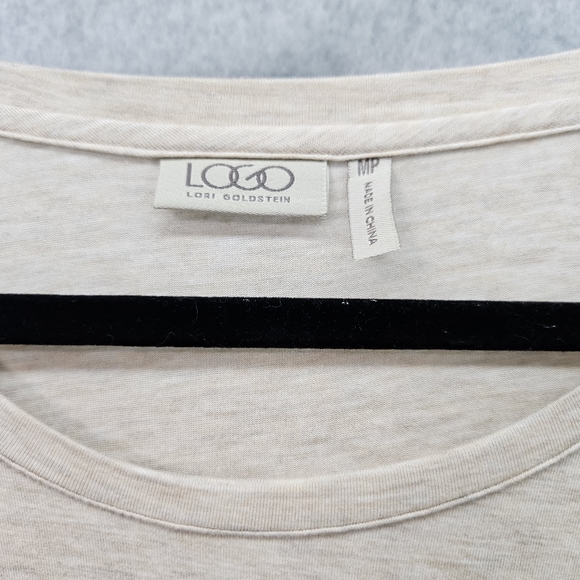 LOGO by Lori Goldstein Long Sleeve Layered Tunic Top‎ Size MP - Picture 2 of 3